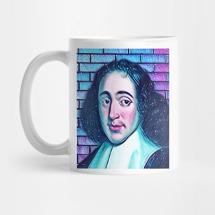 Baruch Spinoza Snowy Portrait | Baruch Spinoza Artwork 12 Mug